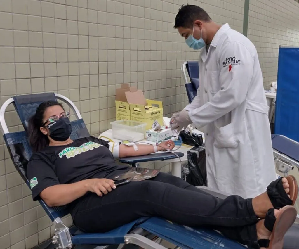 Doação de sangue no Salgueiro — Colégio Salgueiro em Interlagos