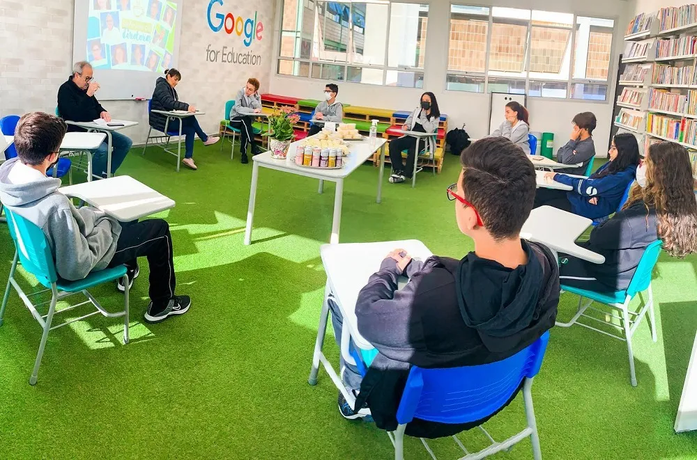 Estudantes fazem “Café com a Direção” — Colégio Salgueiro em Interlagos