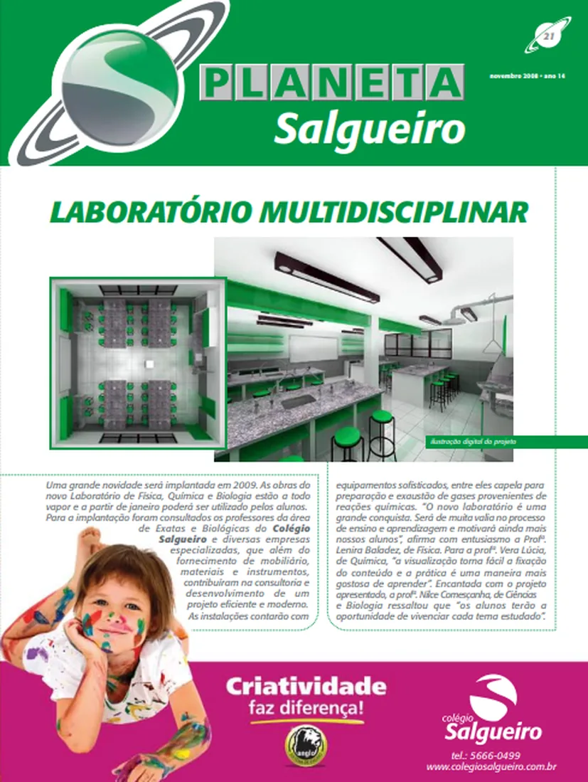 Capa do jornal Planeta Salgueiro — Edição 21 | Out 2008