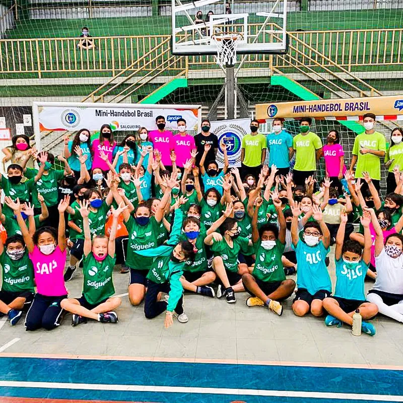 Salgueiro é polo oficial de Mini-Handebol — Colégio Salgueiro