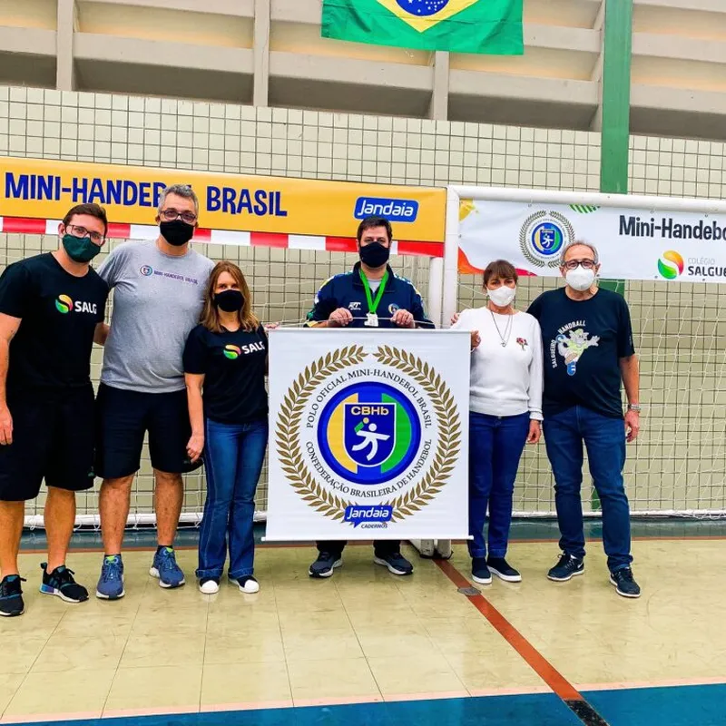 Salgueiro é polo oficial de Mini-Handebol — Colégio Salgueiro