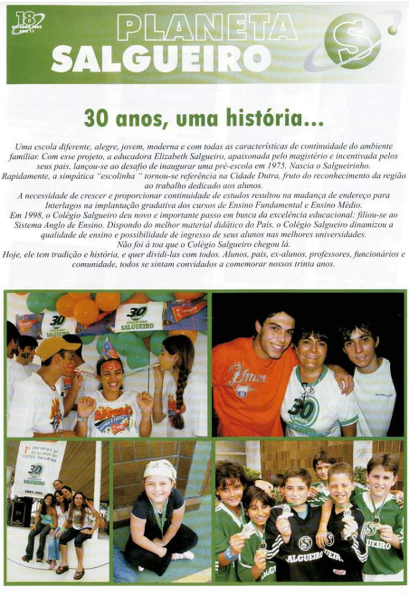 Capa do jornal Planeta Salgueiro — Edição 18 | Out 2005