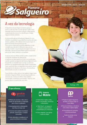Capa do jornal Planeta Salgueiro — Edição 29 | Set 2016